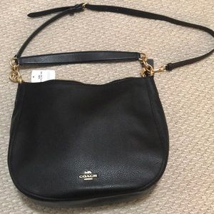 Coach black leather purse - brand new